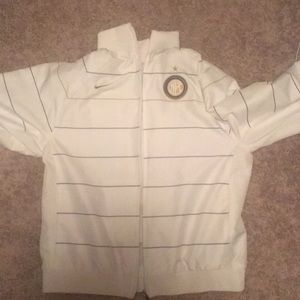 Nike white golf jacket